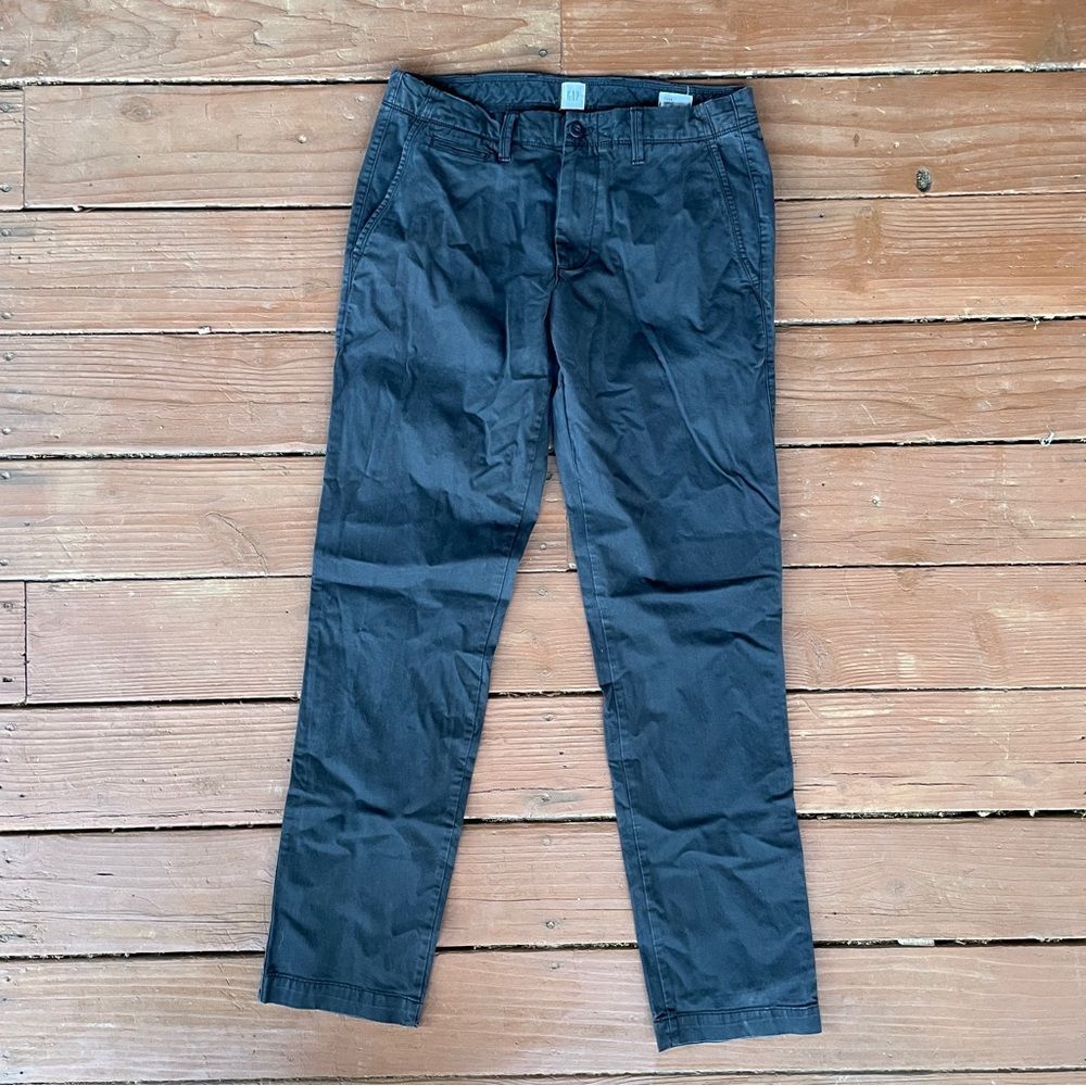 Gap Gray Blue Chinos 31x34